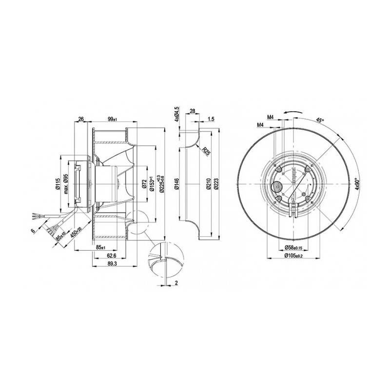 Moto-turbine R3G225-AE11-02