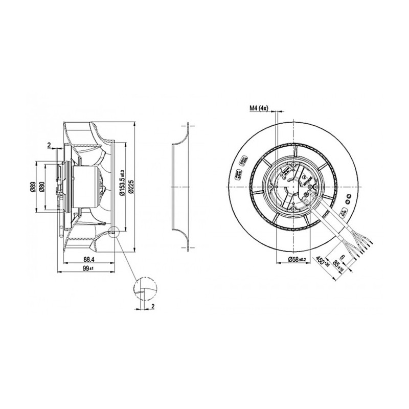 Moto-turbine R3G225-RD05-03
