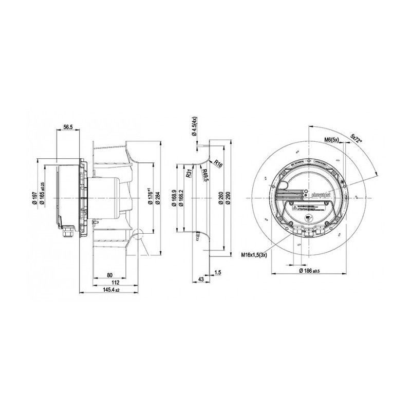 Moto turbine R3G250-AV29-B5.