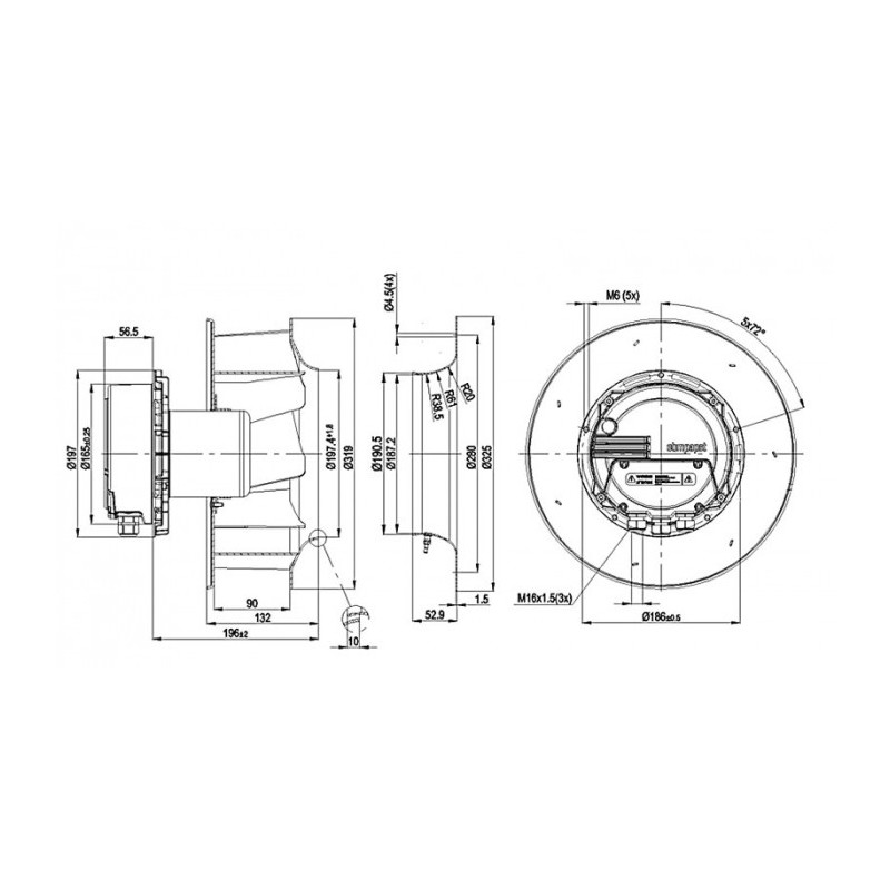 Moto-turbine R3G280-AU11-C1
