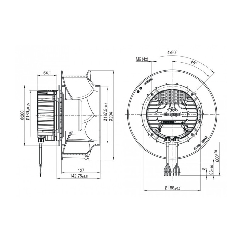 Moto-turbine R3G280-RR04-I1