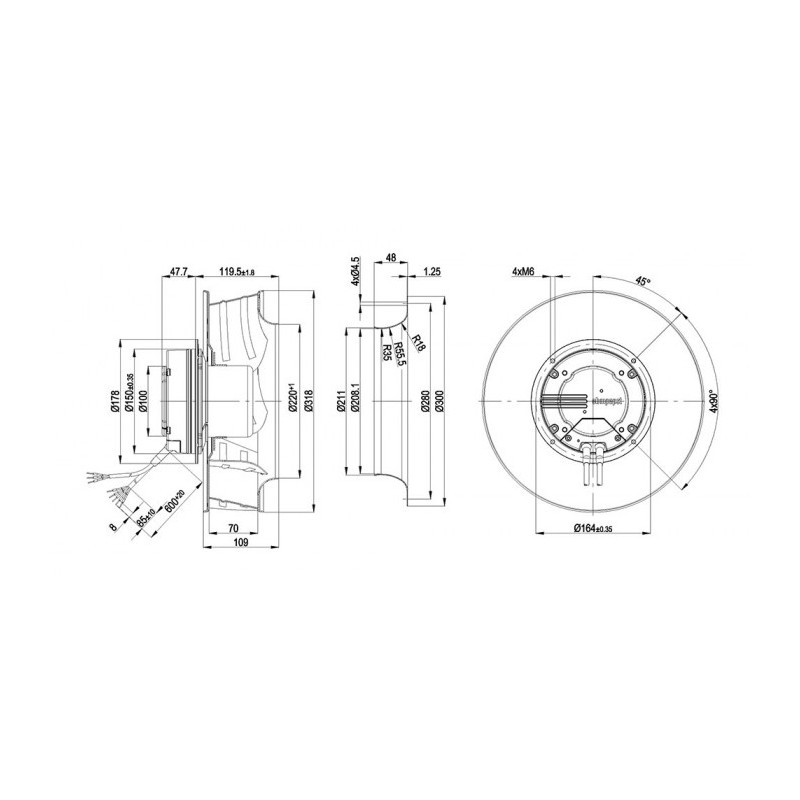Moto-turbine R3G310-AJ40-71