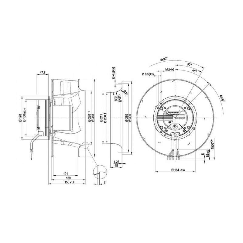 Moto-turbine R3G310-AL47-74