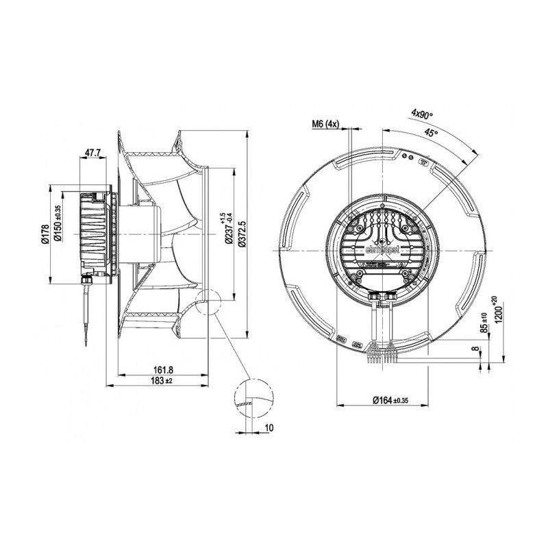 Moto-turbine R3G355-RS02-H2