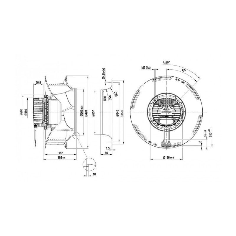 Moto-turbine R3G400-RJ81-71.