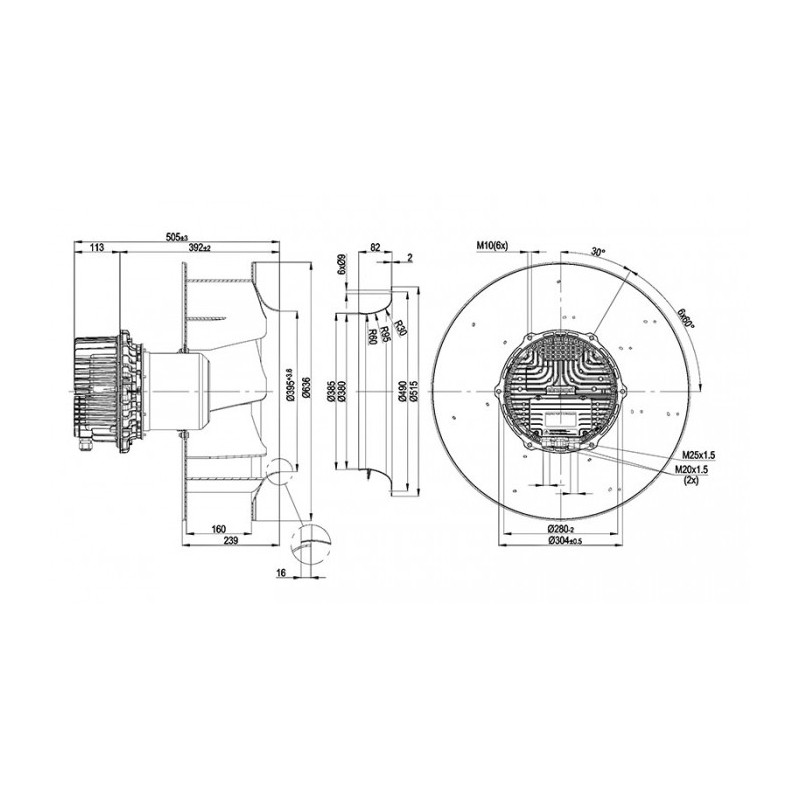 Moto-turbine R3G560-AQ04-01