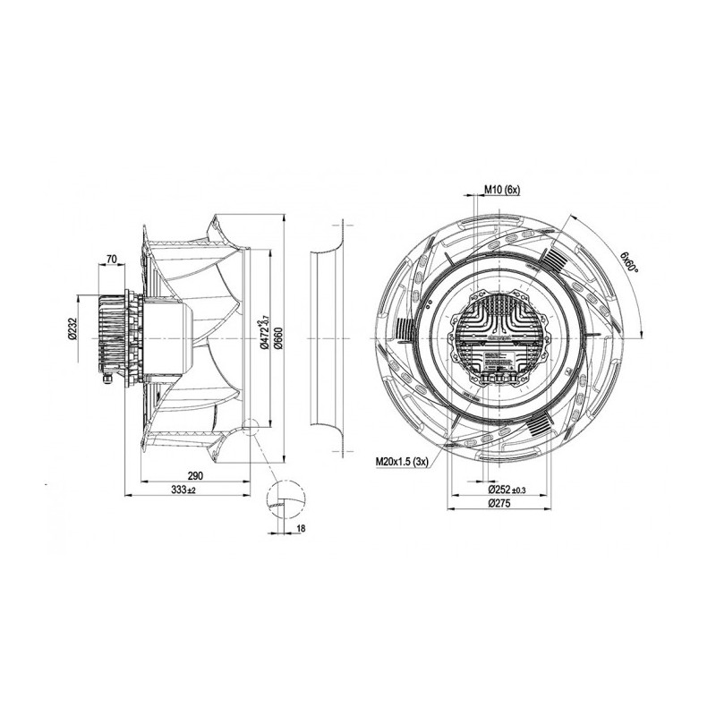 Moto-turbine R3G630-RB32-71