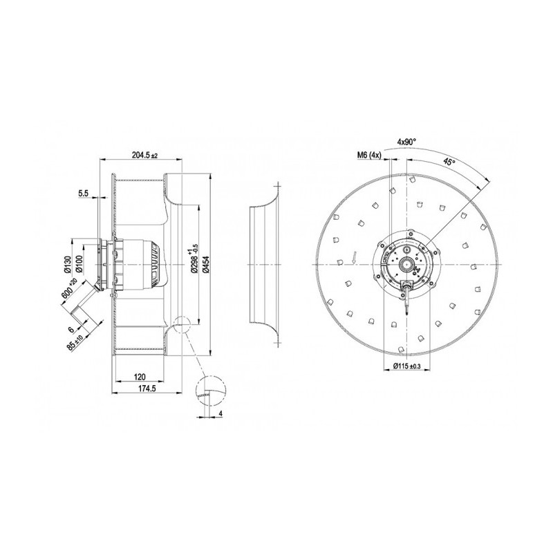 Moto-turbine R4D450-AD22-06