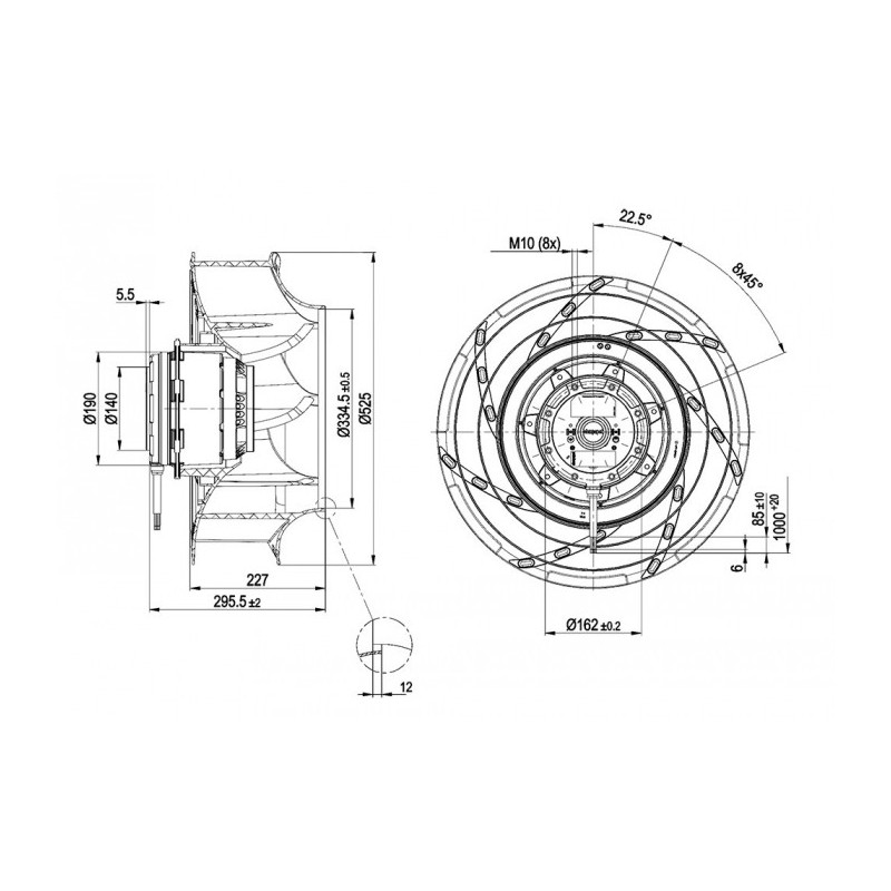 Moto-turbine R4D500-RA03-01