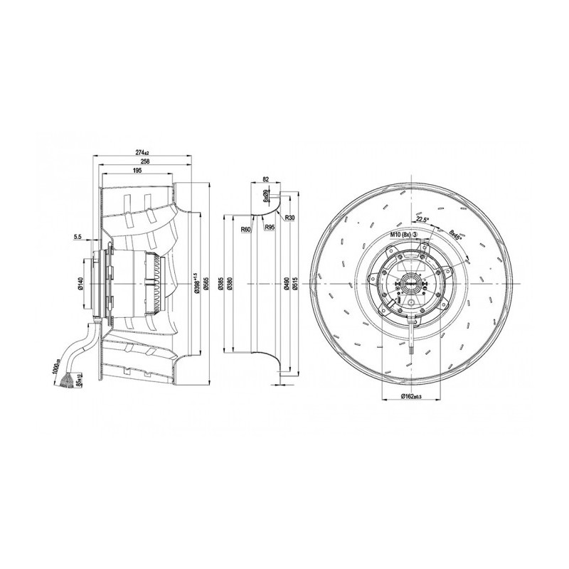Moto-turbine R4D560-AQ03-01