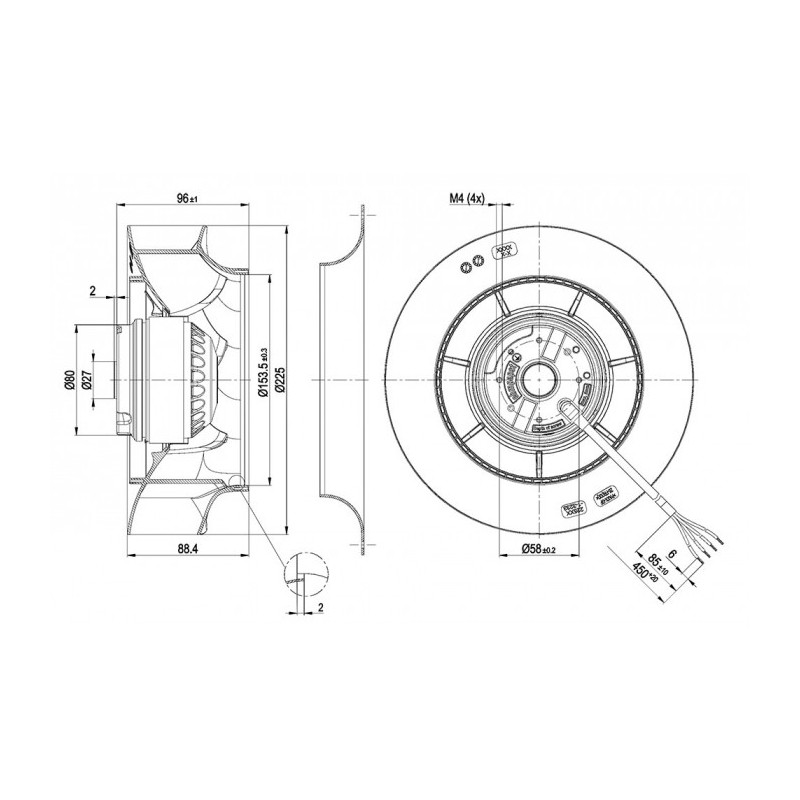 Moto-turbine R4E225-RA04-10