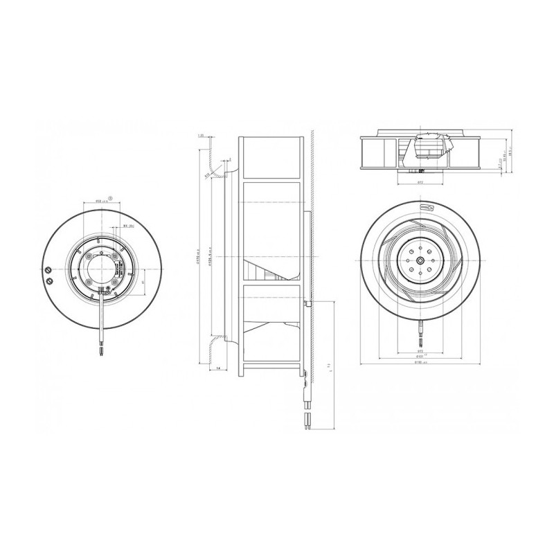 Moto-turbine RER190.45/18/2TDP