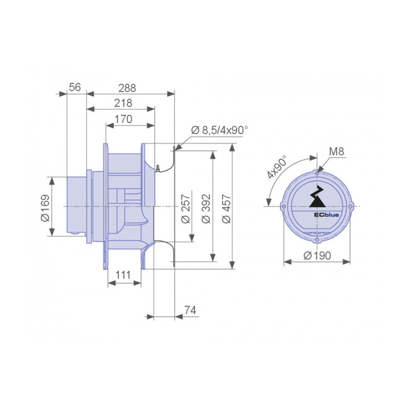 Moto-turbine RH40C-ZID.DC.1R.