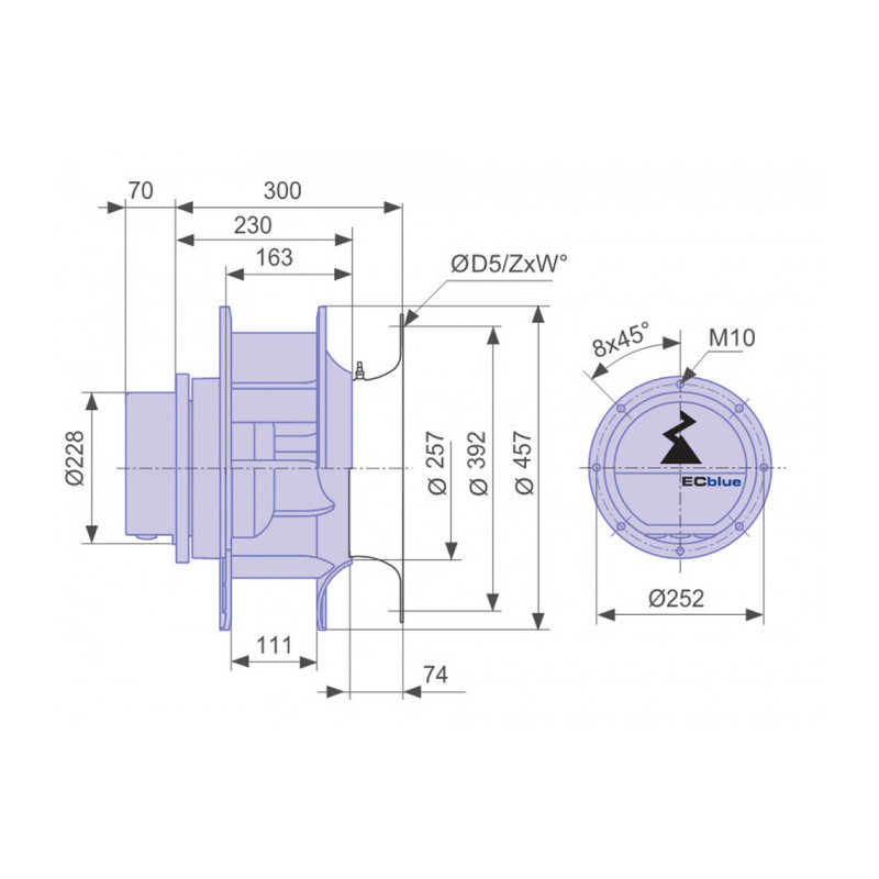 Moto-turbine RH40C-ZID.GG.1R
