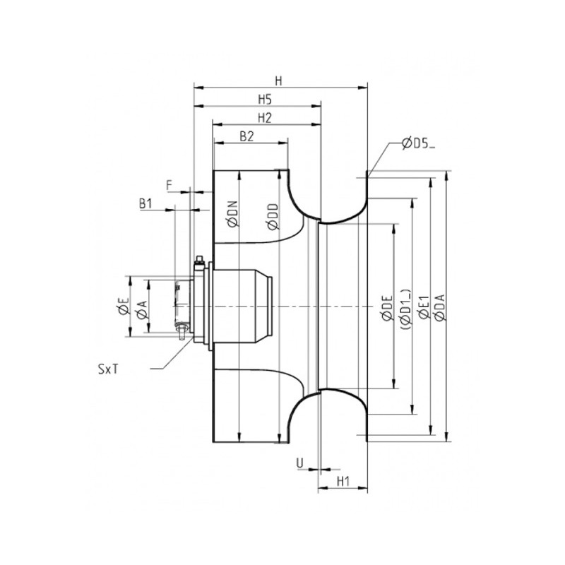 Moto-turbine RH50E-4EK.6K.1R.