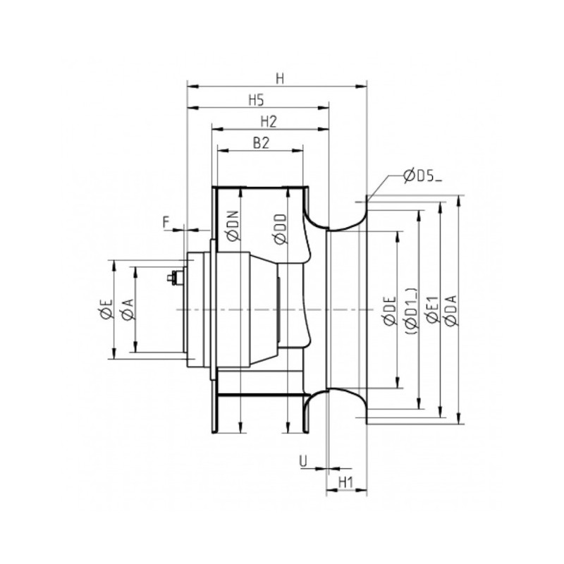 Moto-turbine RH50M-4EK.6K.1R.