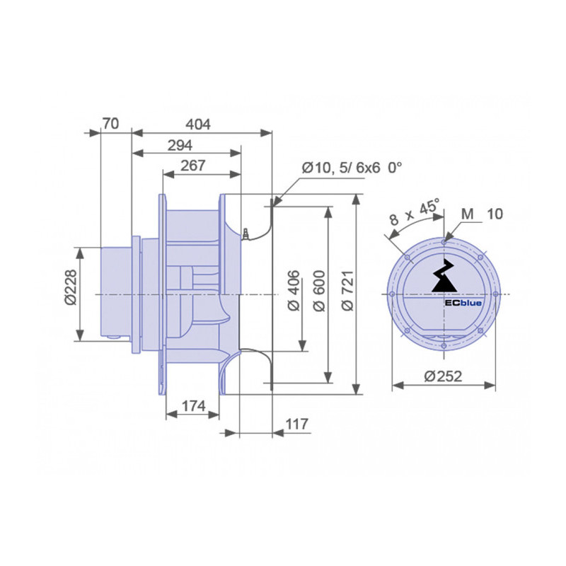Moto-turbine RH63C-ZIK.GL.1R