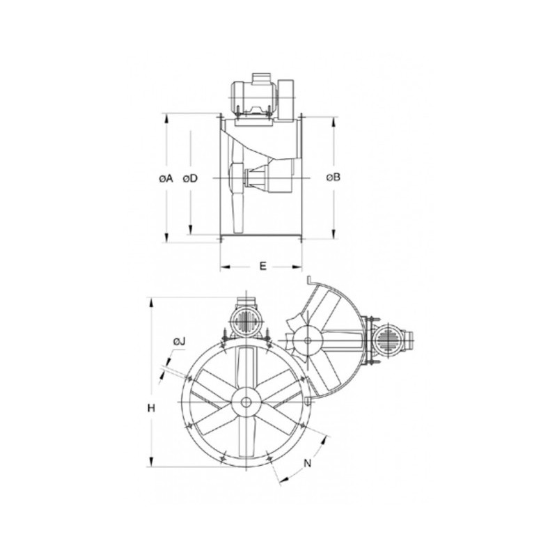 Moto-turbine RLM E6-5056-43-23-A