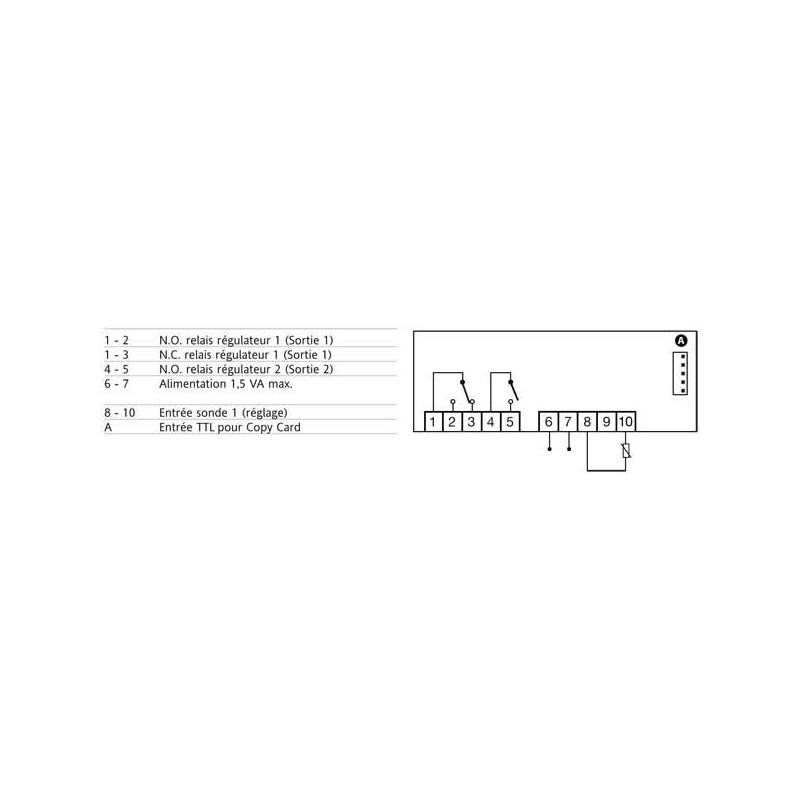 Régulateur IC915NTC-PTC 12V 8Ax2