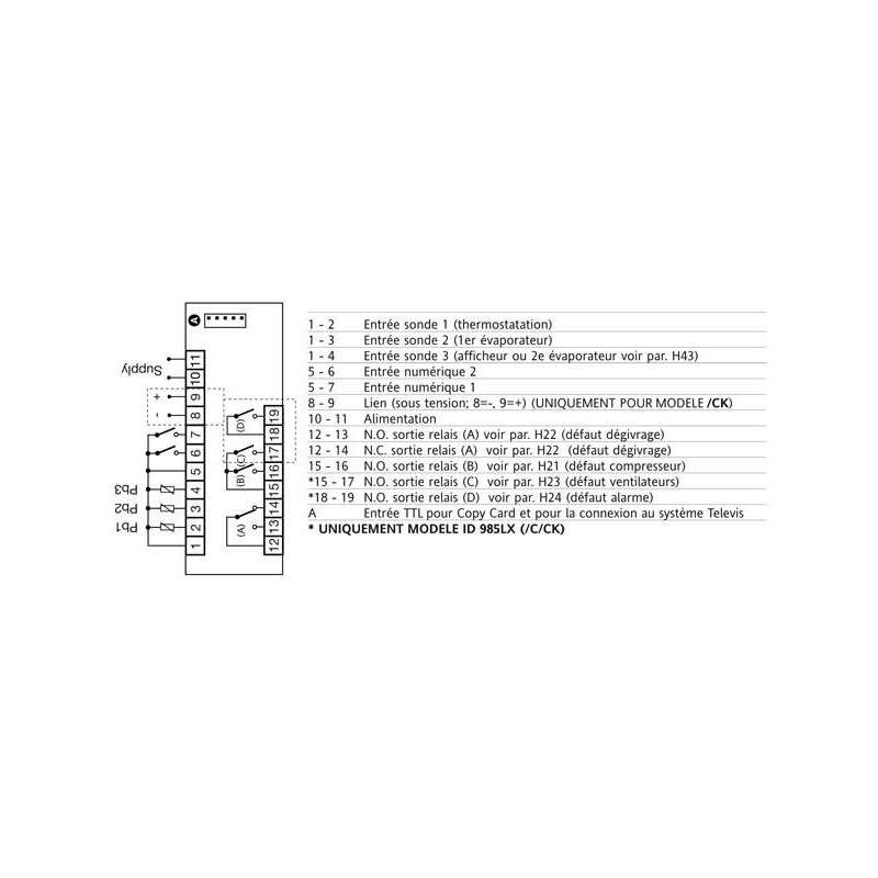 Régulateur ID985LX CK 12V