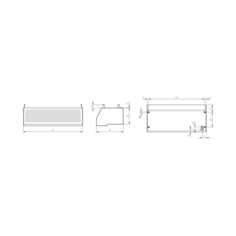 RIDEAU D'AIR SANS CHAUFFAGE VCO-B-10S-1-0 4M