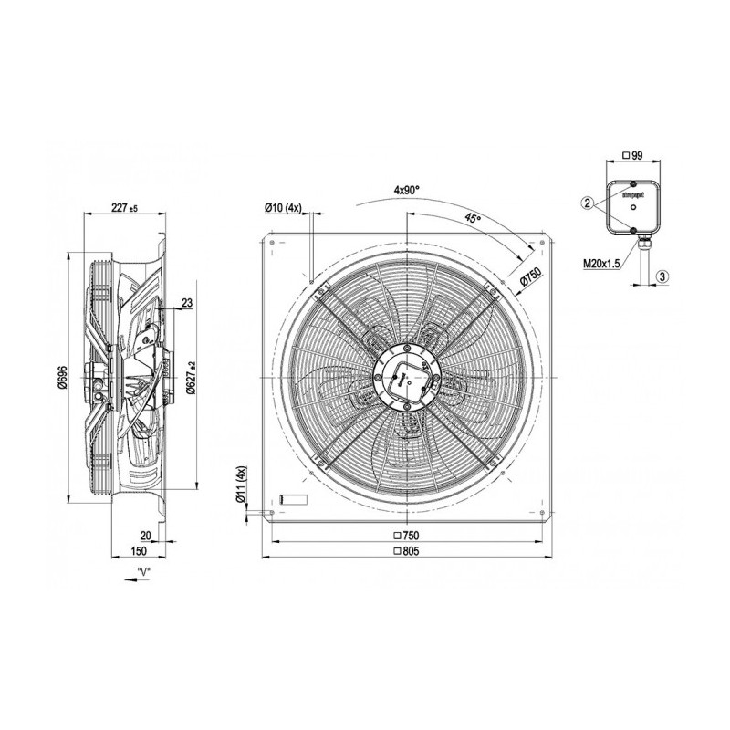 Ventilateur 634/2HHPU