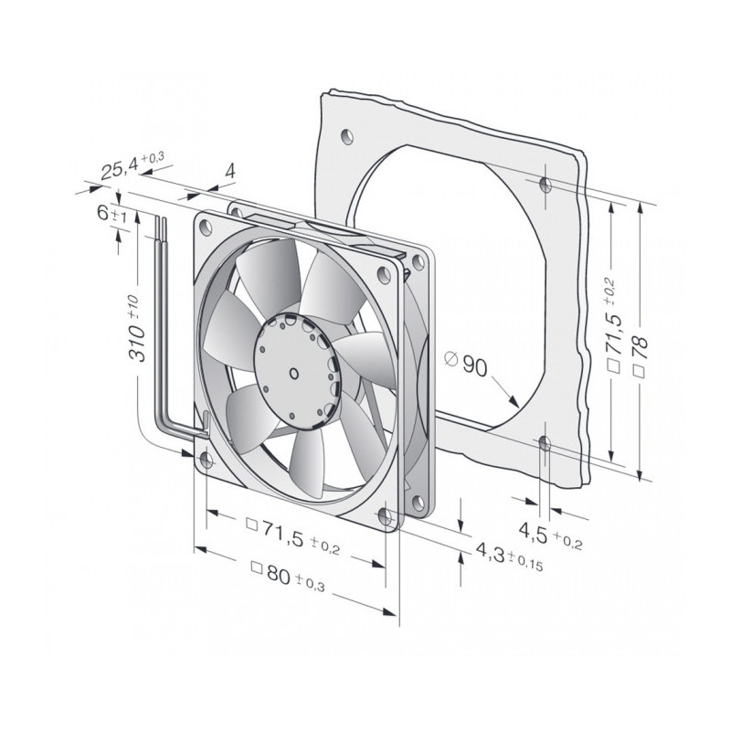 Ventilateur 8414N/2H
