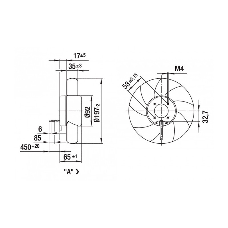 Ventilateur A1G200-AI77-52