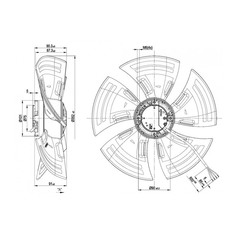 Ventilateur A3G350-AN01-02