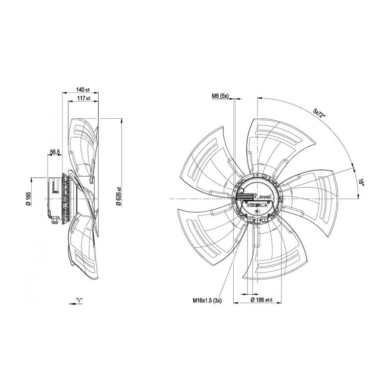Ventilateur A3G630-AQ37-94