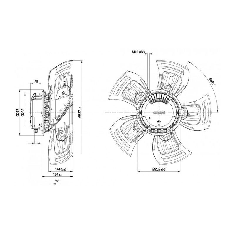Ventilateur A3G630-AS25-03