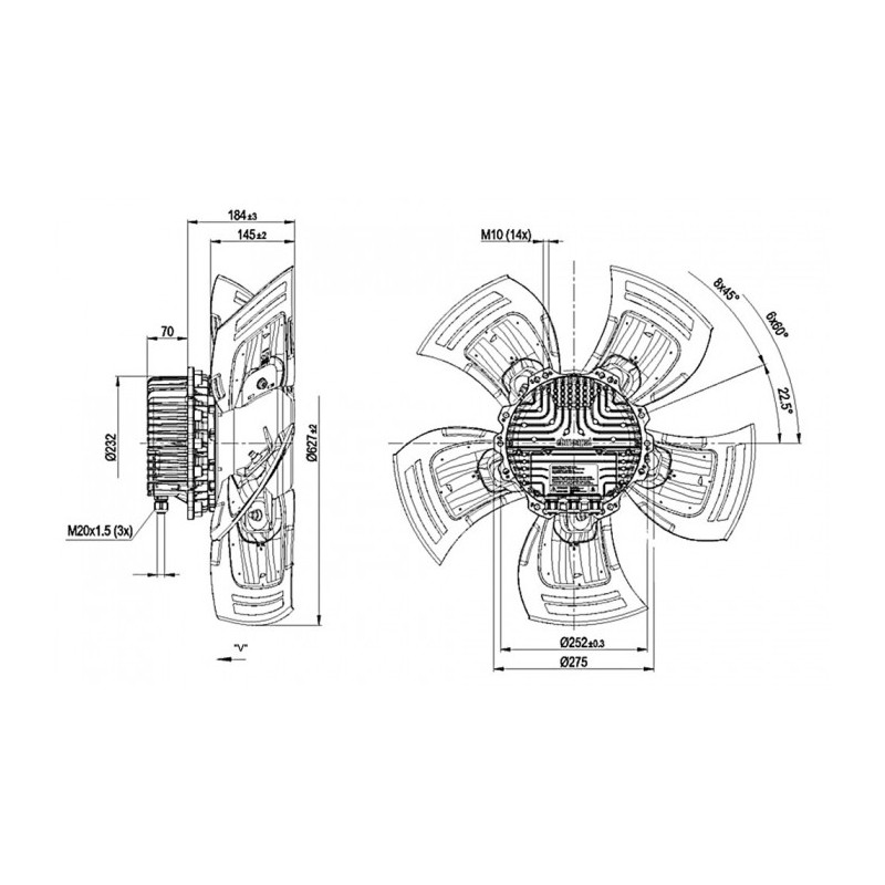 Ventilateur A3G630-AU23-01