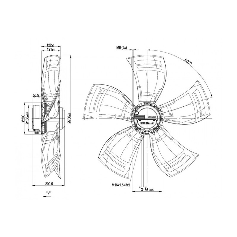 Ventilateur A3G800-AO84-90.