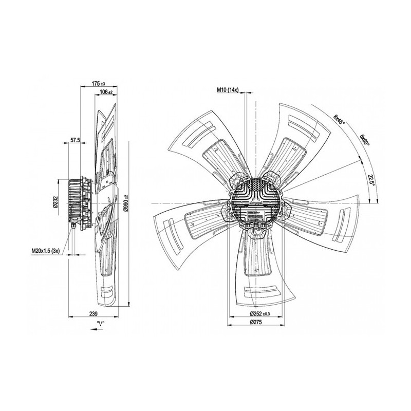 Ventilateur A3G990-AY28-01