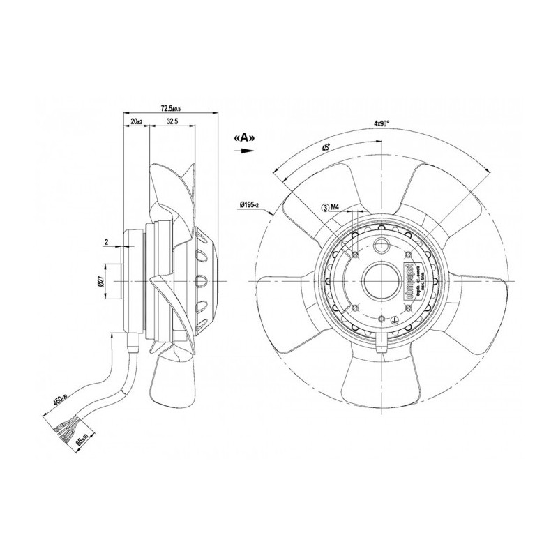 Ventilateur A4D200-AA36-02