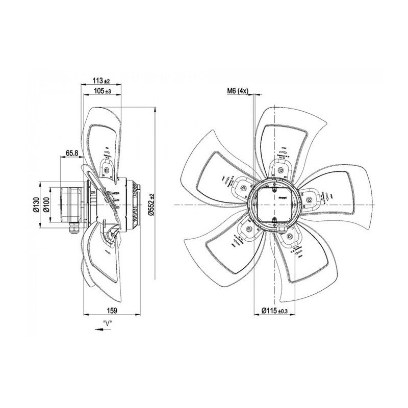 Ventilateur A4D560-AB01-01