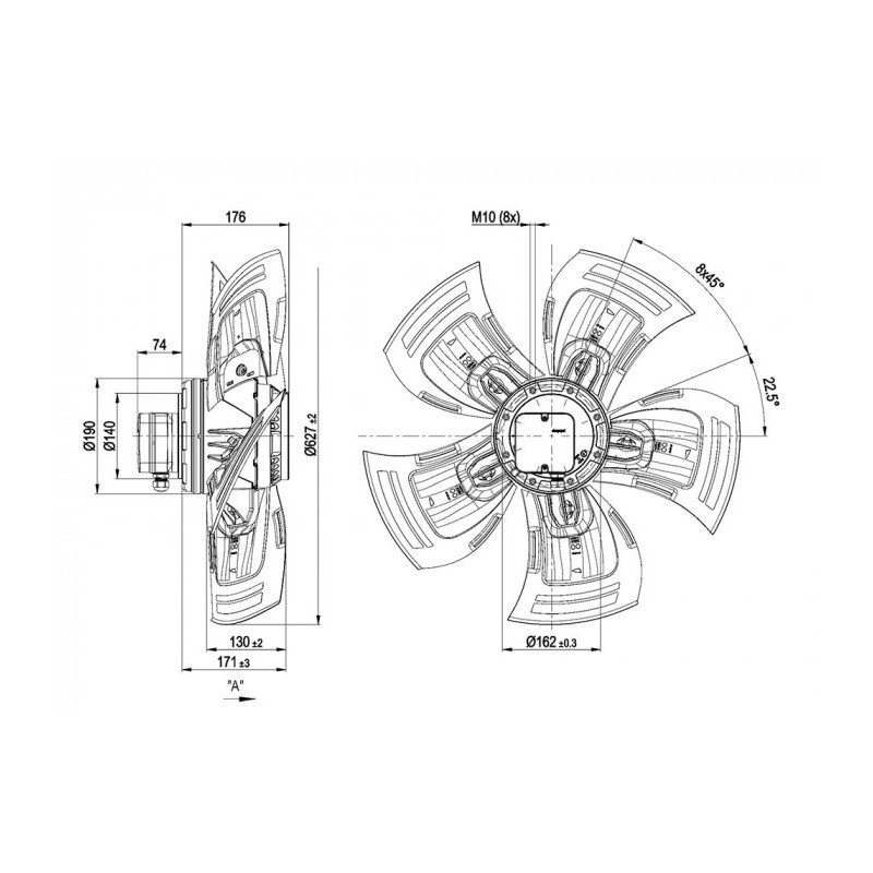 Ventilateur A4D630-AH01-02