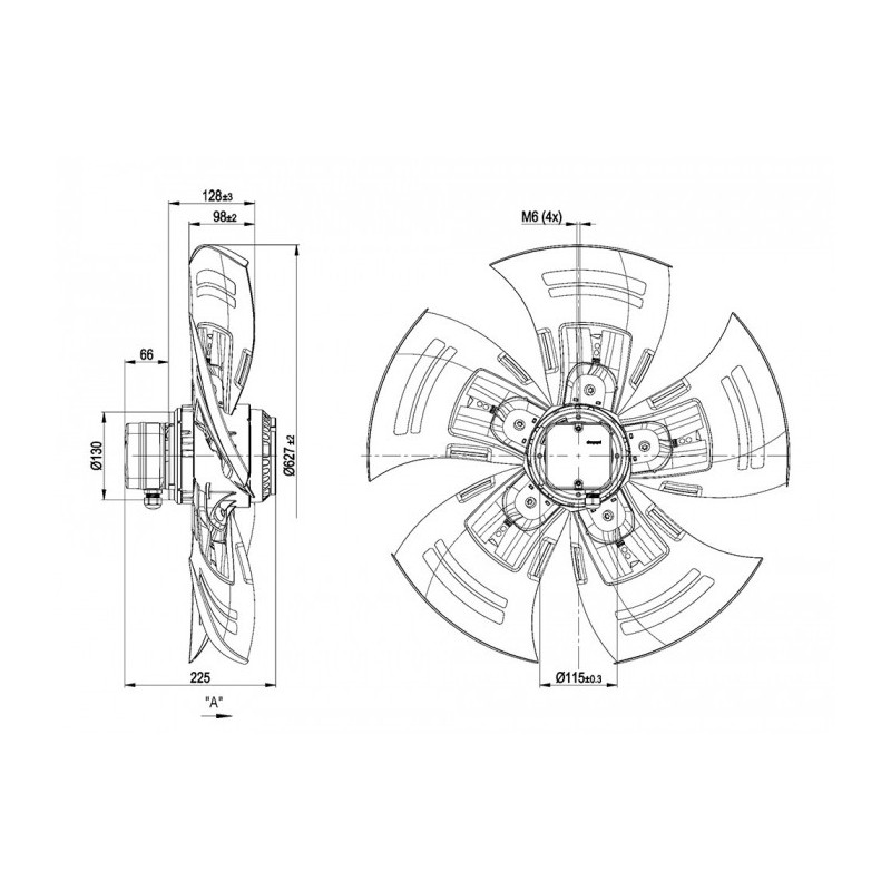 Ventilateur A4D630-AR01-02.