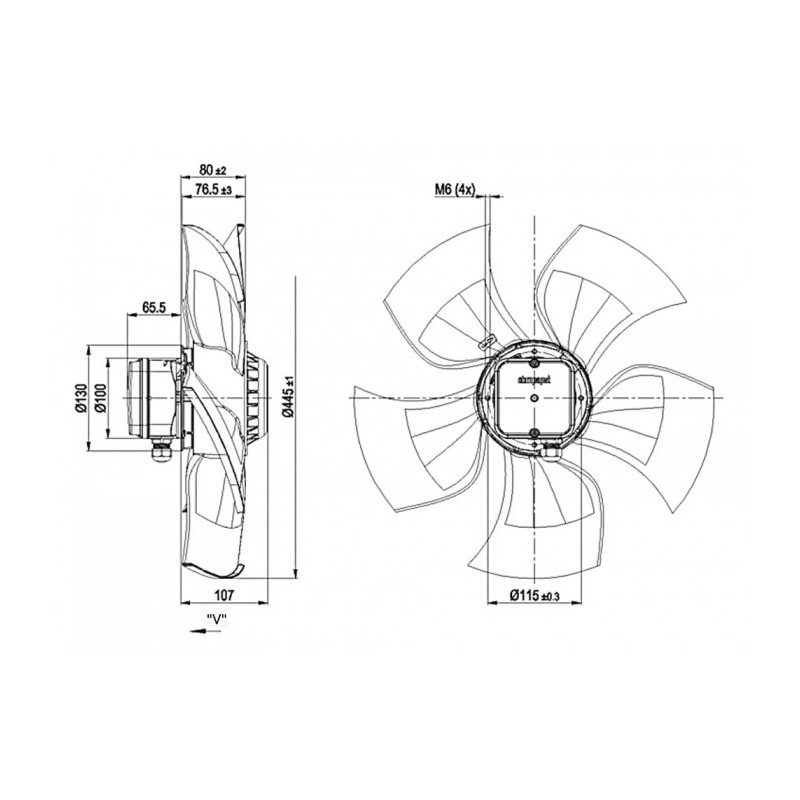 Ventilateur A4E450-AU03-01