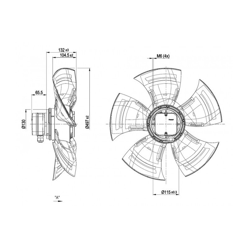 Ventilateur A6D500-AJ05-02.