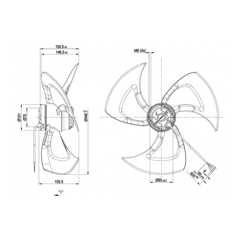 Ventilateur A6E450-AG05-02