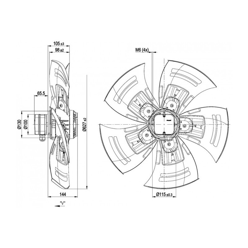 Ventilateur A8D630-AO09-01