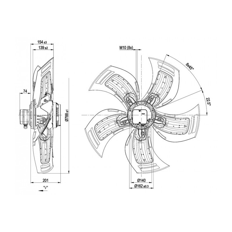 Ventilateur A8D800-A101-05