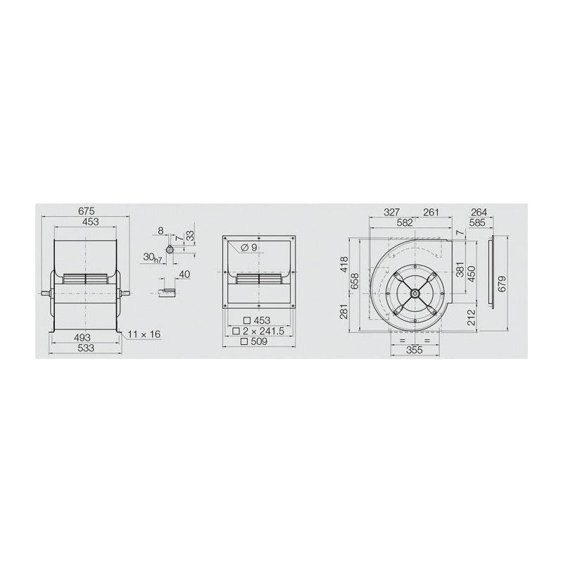 Ventilateur ADH E0-0355 + FL