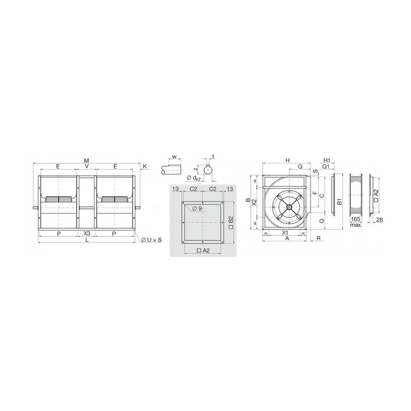 Ventilateur ADH G2E2-0160