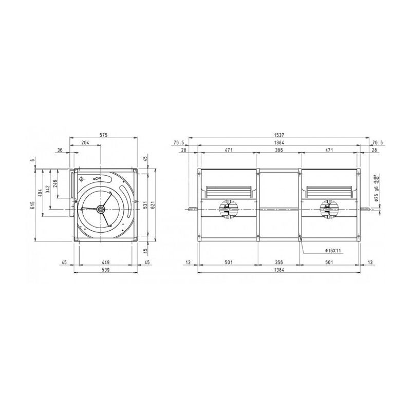Ventilateur AT15/15 SC2 BRIDE