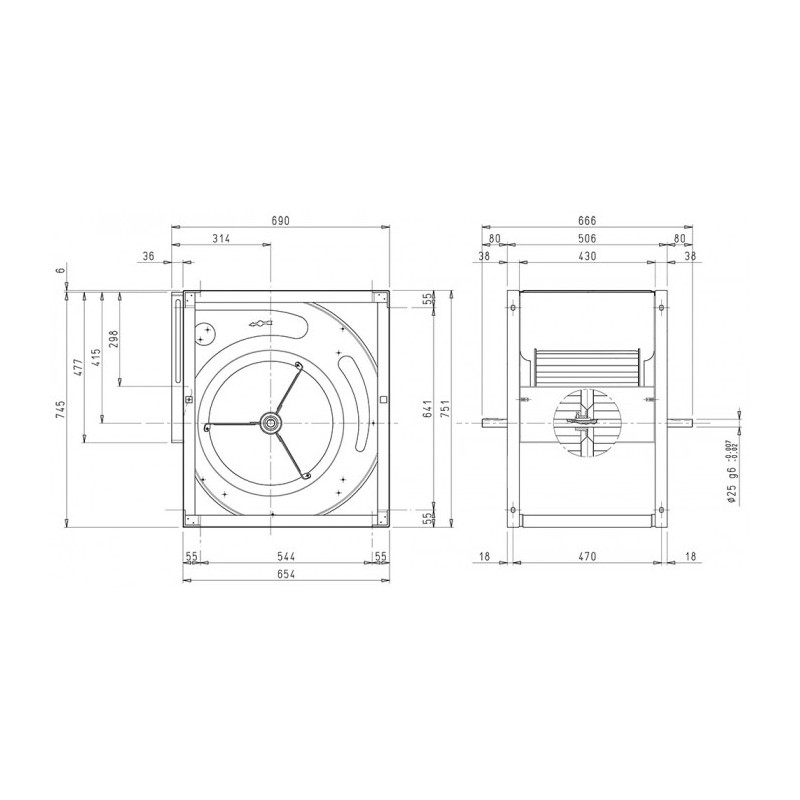 Ventilateur AT18/13 C °25