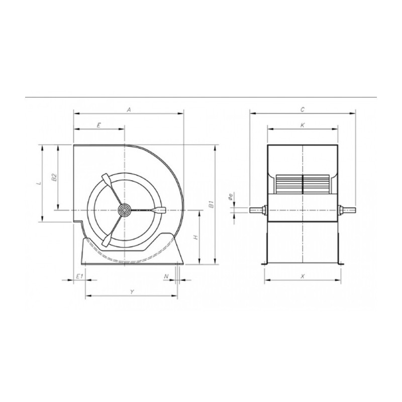 Ventilateur CBX-4747-18/18