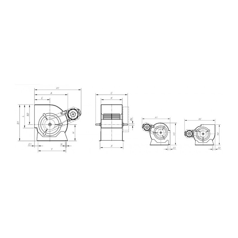 Ventilateur CBXT-7/7-1 IE3