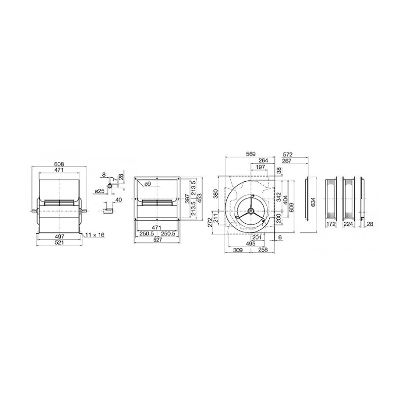 Ventilateur centrifuge AT18/13S